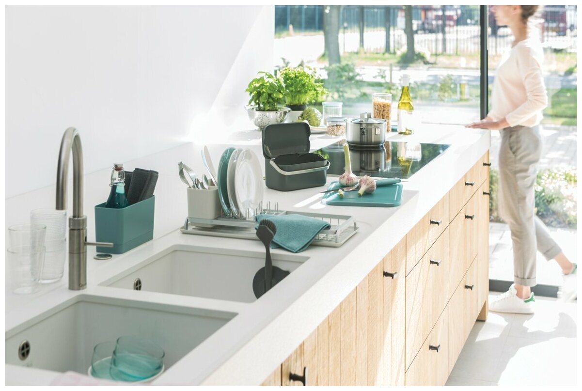 Органайзер для раковины Brabantia 117503/117527, 19x8.5x11.5 см - фото №3