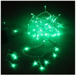 Гирлянда Sh Lights ILD100C, 5 м, 100 ламп, зеленые диоды/зеленый провод