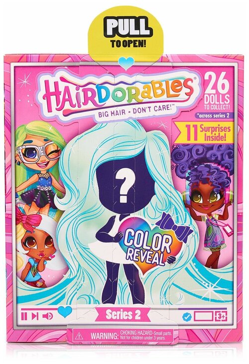 Кукла-загадка Hairdorables Модные образы Серия 2, 23613