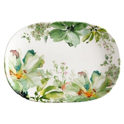 Блюдо овальное Botanical, 40х28 см, керамика, Casa Domani, Австралия, CD696-DR0225