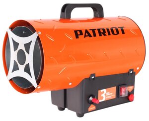 Газовая тепловая пушка PATRIOT GS 16 без горелки (16 кВт) оранжевый