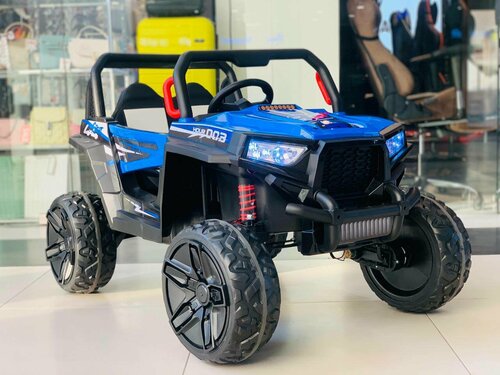 Электромобиль детский багги POLARLE синий 4WD