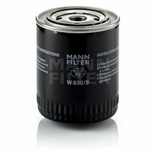 Фильтр масляный MANN-FILTER W 930/9 для GAZ А (1992-2013), Mercedes-Benz HENSCHEL 2T (1973-1977)