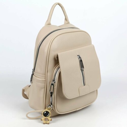 фото Рюкзак z166-5 светлый хаки, фактура гладкая, бежевый piove