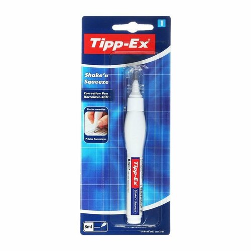 Корректирующая ручка 8мл BIC Tipp-Ex Shake'n Squeeze 9942619