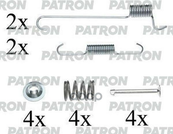 Комлект монтажный тормозных колодок барабанных NISSAN: X-TRAIL 1- PATRON арт. PSRK0139