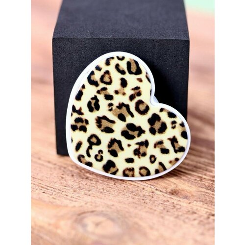 Попсокет Heart, leopard