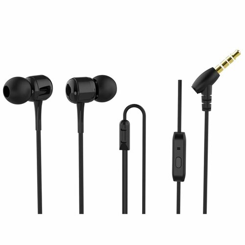 Наушники Perfeo внутриканальные c микрофоном DRUM черные 60000₽