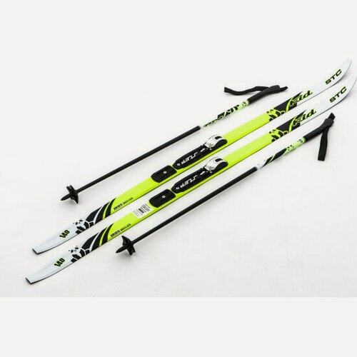 Изображение товара Лыжный комплект Stc с креплением NNN (STEP) - 140 STEP Kid Lemon