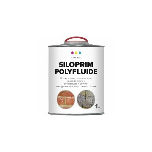 VINCENT SILOPRIM POLYFLUIDE профессиональный гидрофобизатор для фасадов и цоколей (5л)