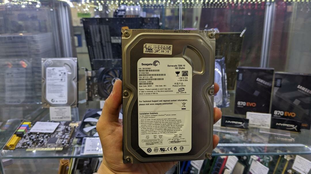 Жесткий диск Seagate ST3160215AS 160Gb 7200 SATAII 3.5" HDD