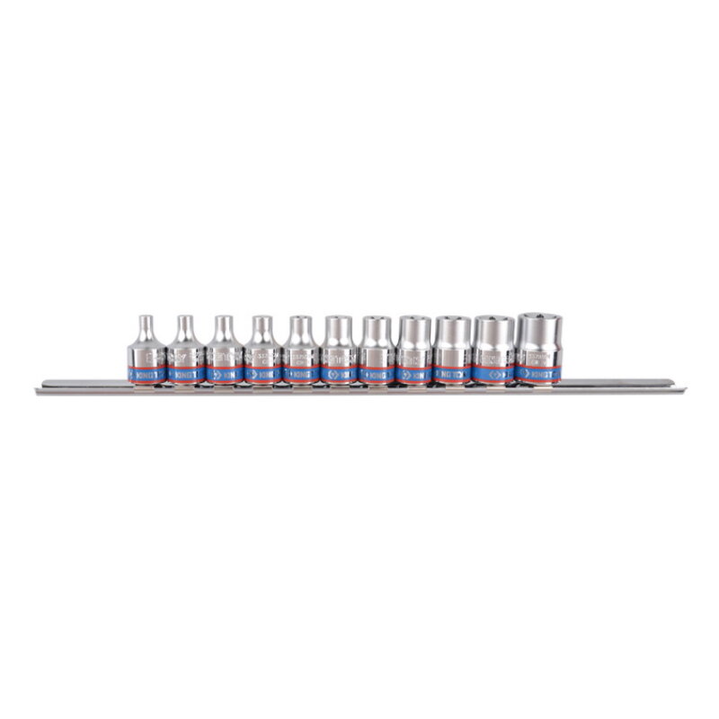 Набор торцевых головок 3/8", TORX Е-стандарт, E4-E18, 11 предметов KING TONY 3121PR