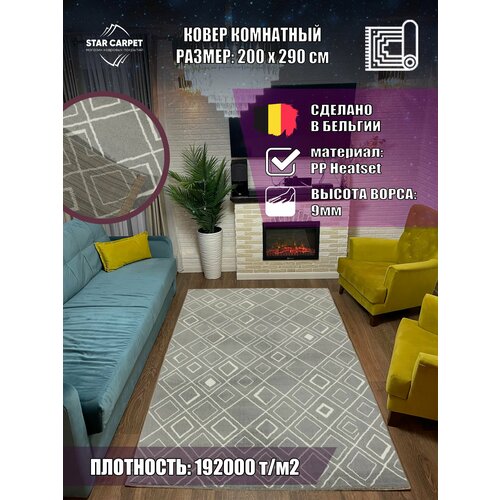 Бельгийский ковер AMBIANCE 81223 размером 2х2,9 м