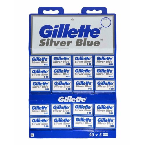 Лезвия Gillette Blue Silver лезвия gillette платиновые плюс 5шт