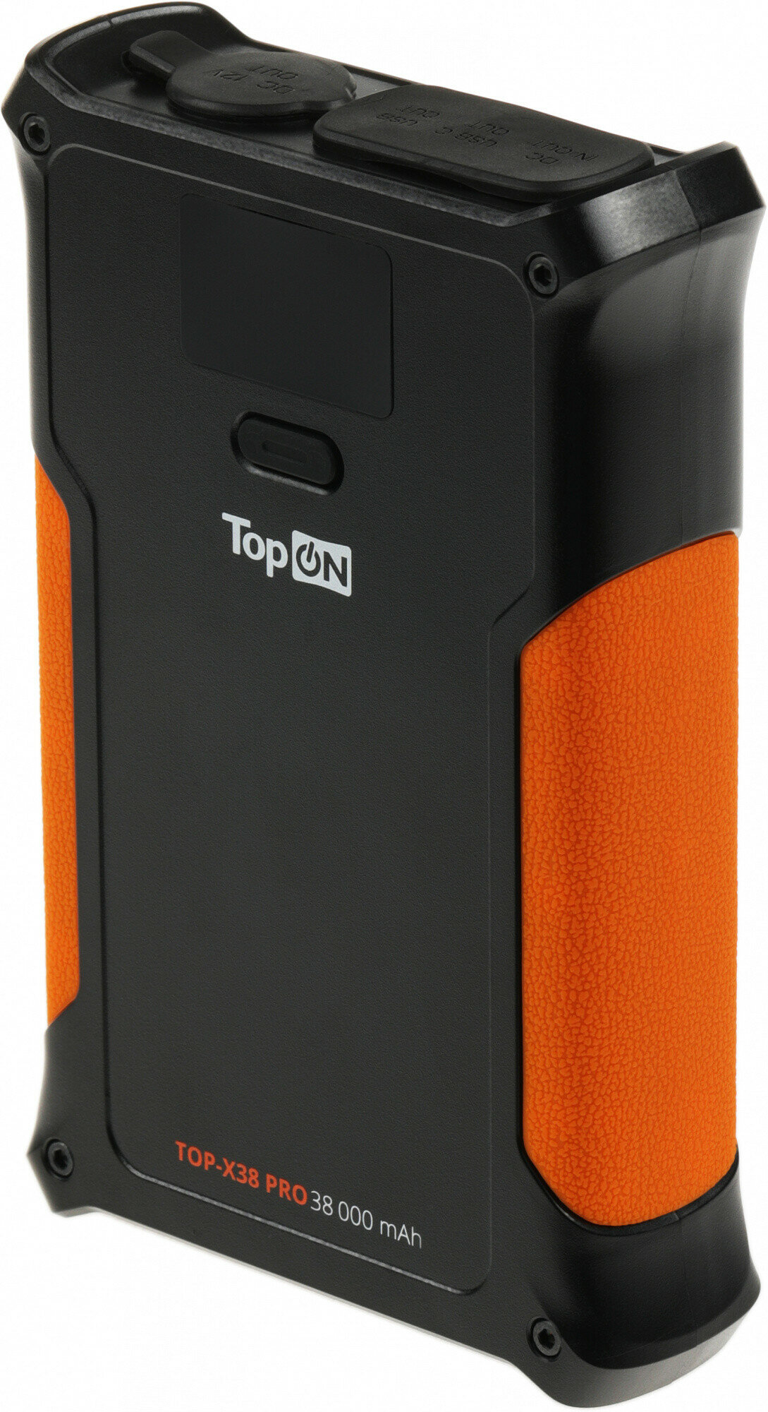 Внешний аккумулятор Topon TOP-X38 PRO 38000mAh DC 84W, Type-C PD 33W, USB QC3.0 18W, авторозетка 160W, защита IP65, LED Черный
