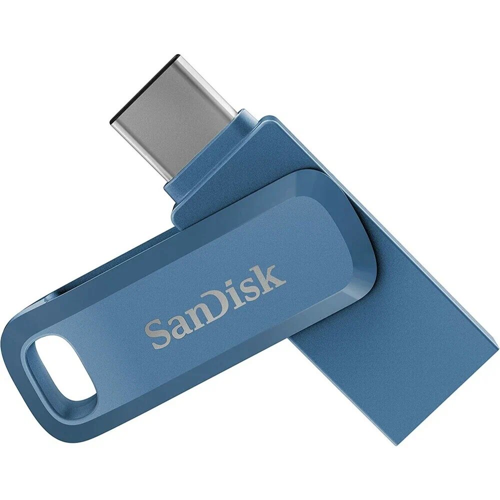 Флеш накопитель 128GB SanDisk Ultra Dual Drive Go, USB 3.1 - USB Type-C Blue