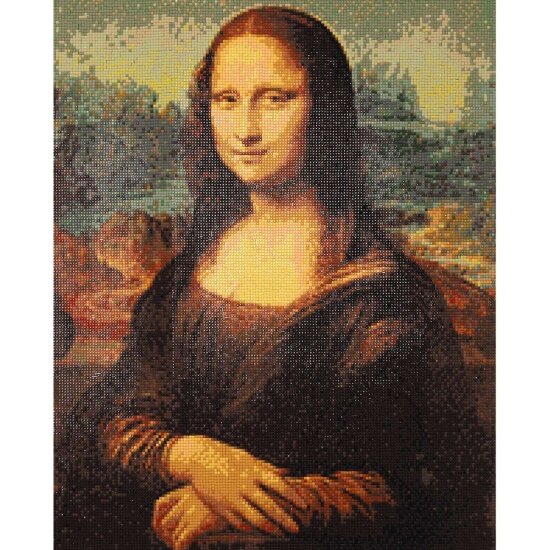 Алмазная мозаика Cristyle 450096 Мона Лиза- Джоконда, 40х50 см