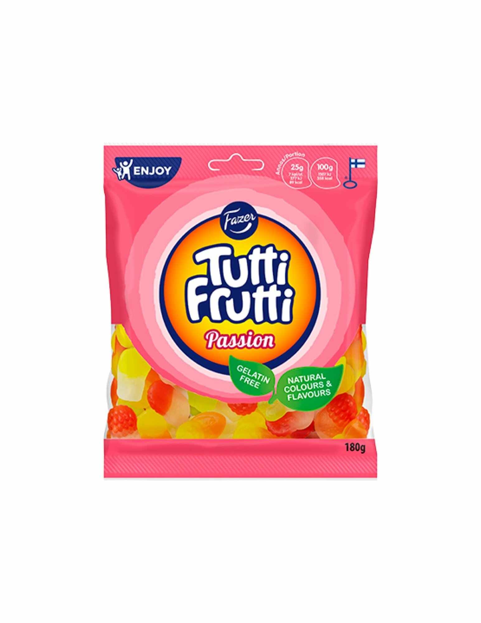 Fazer Жевательные конфеты Tutti Frutti Passion 180 г