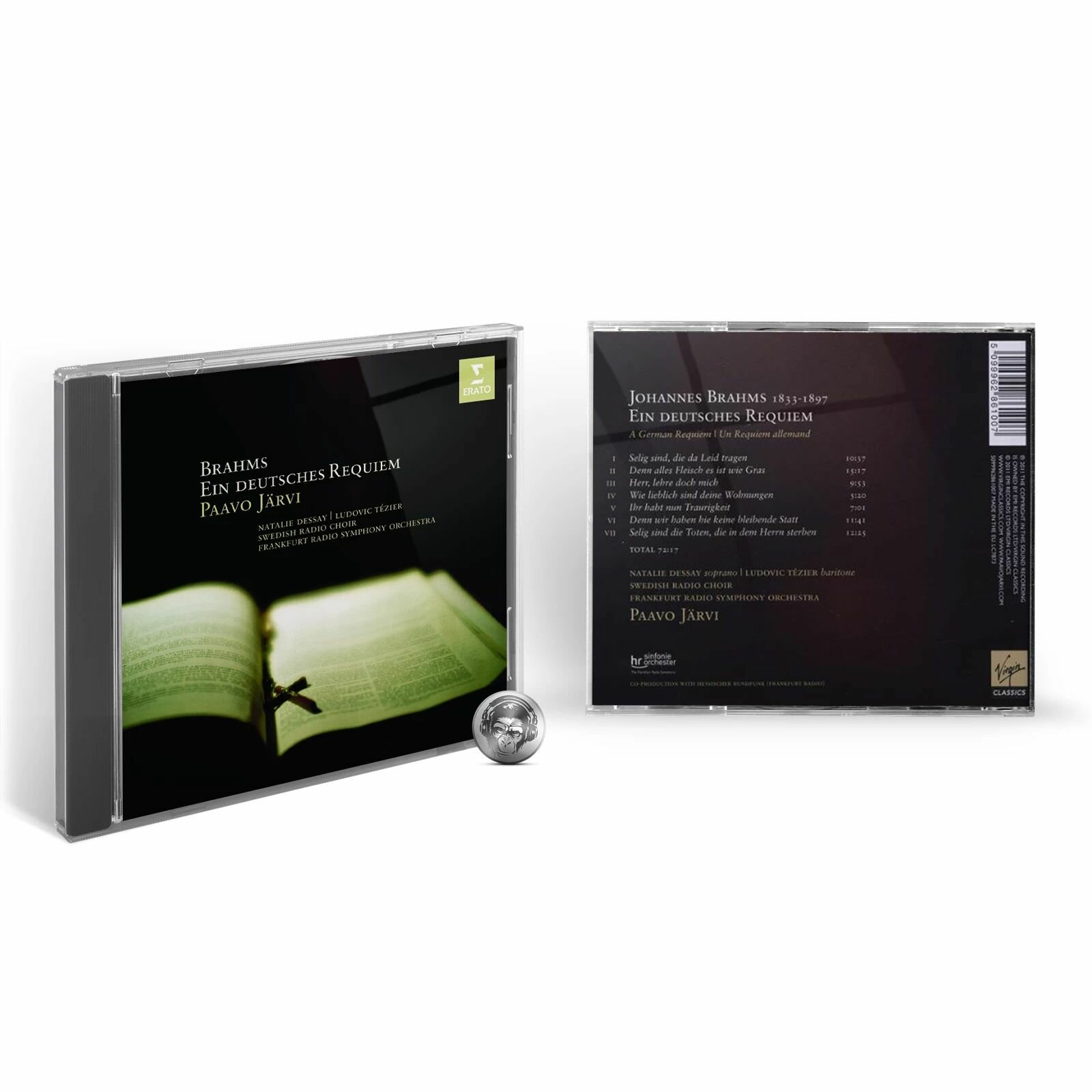 Аудио диск Neeme Jarvi - Brahms: Ein Deutsches Requiem (CD) 2011 Virgin Jewel
