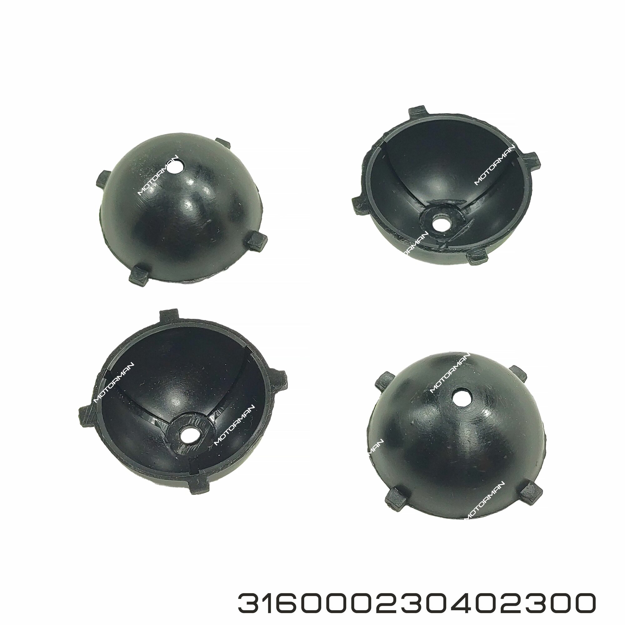 Вкладыш шкворня 4 усика, пластик (4 шт). УАЗ-3160, 31519