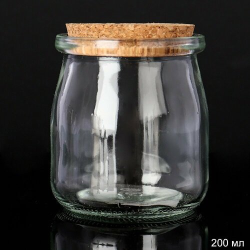 Банка для специй с пробковой крышкой 180 мл 288₽