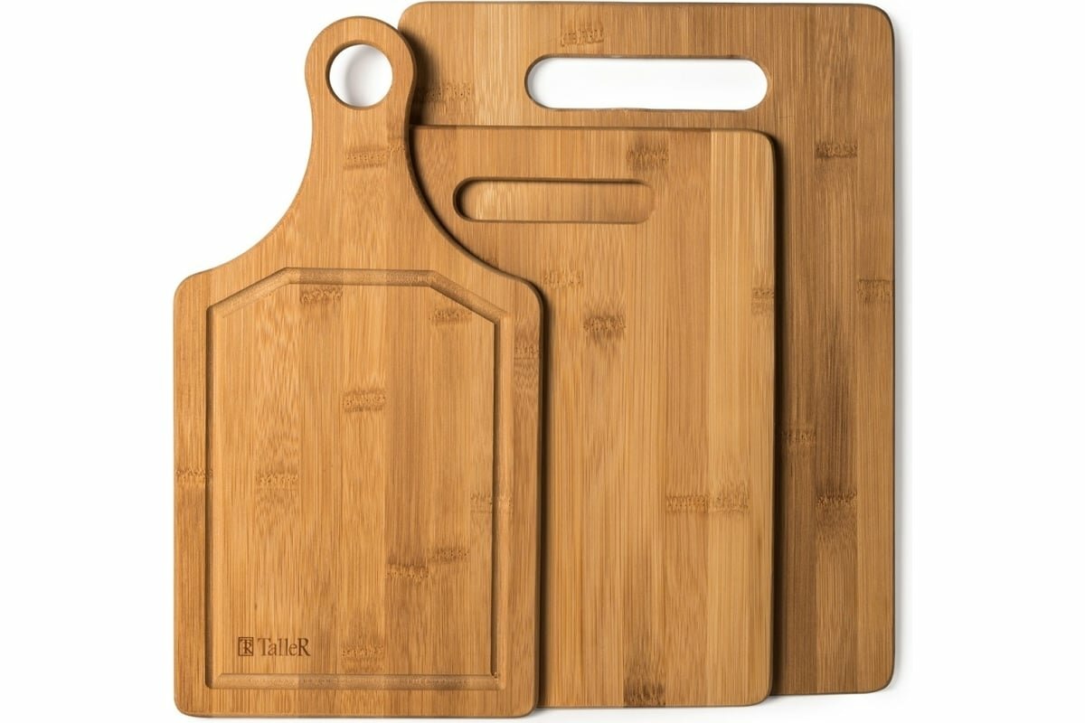 TALLER Разделочная доска набор из 3 предметов TR-52203 для кухни компактный и функциональный