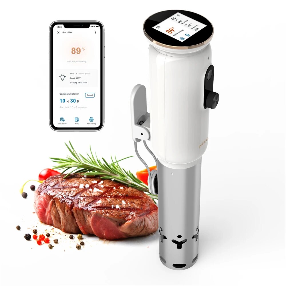 INKBIRD ISV-101W Су-вид 1000 Вт, EU, Белый
