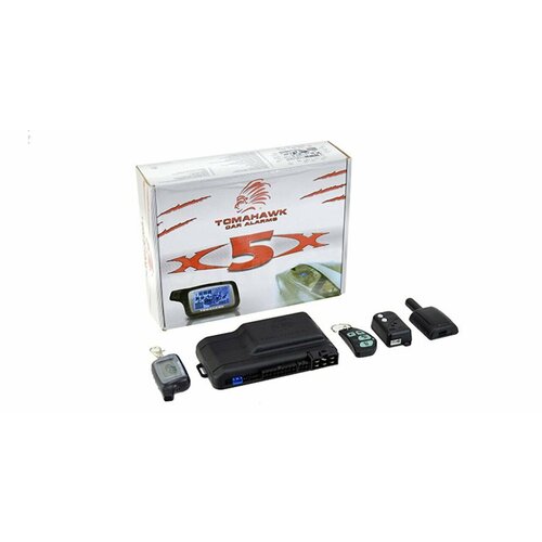 Сигнализация X5 с автозапуском для автомобиля с обратной связью 5637₽