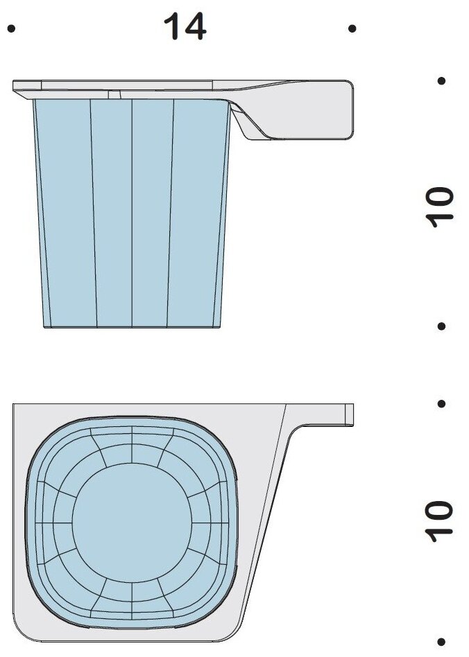 Стакан для зубных щеток Colombo Design - фото №3