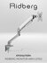 Кронштейн для монитора 17"-32" Ridberg Monitor Arm LDT63-C012 (Si...