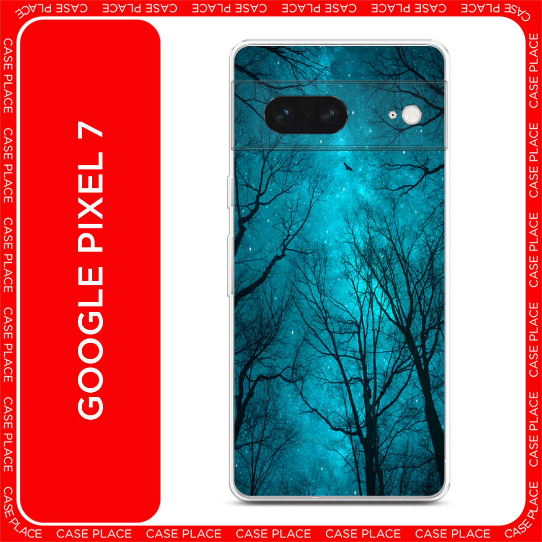 Чехол на Google Pixel 7 / Гугл Пиксель 7 с принтом Сказочный лес