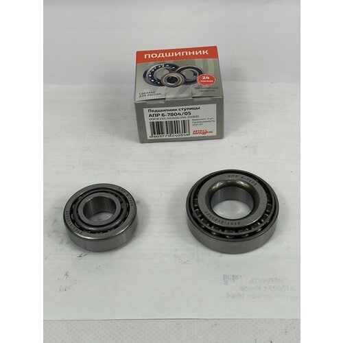 Подшипник ступицы ВАЗ 2101-2107, 1111 Ока передний (комплект: наружный+внутренний)