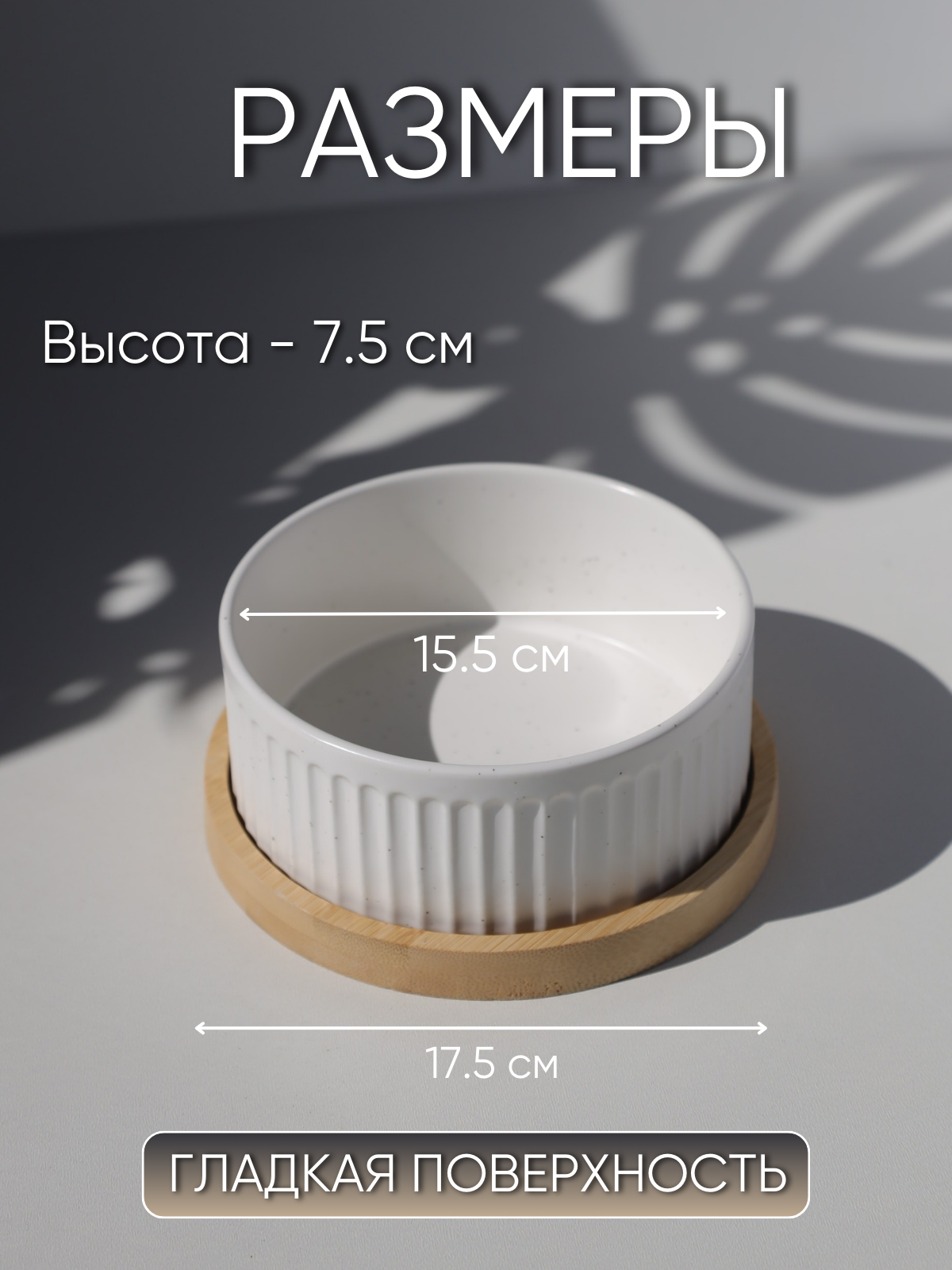 Картинки Миска одинарная керамическая 850 мл 15,5 см белая для собак MALELOONZOO