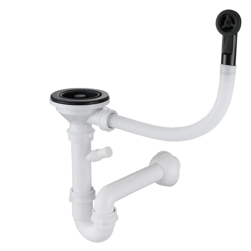 Сифон GranFest 3 1240 чёрный для каменной мойки GF-12PB-P2A 1632₽