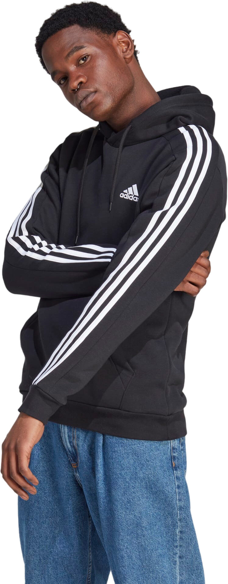 Худи спортивное adidas Essentials Fleece 3-Stripes Hoodie