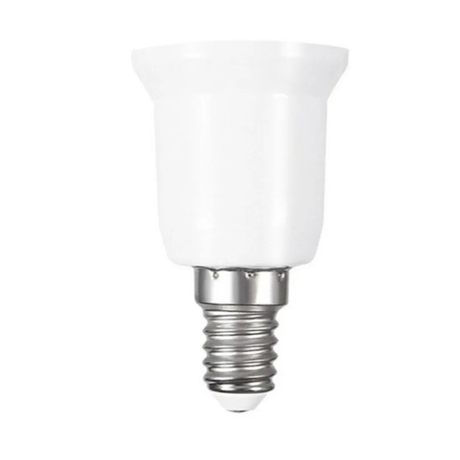 UooKzz Пластиковый переходник E14 на E27