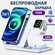 Беспроводная зарядка 3 в 1 для телефона iPhone и Andoid, наушнико...