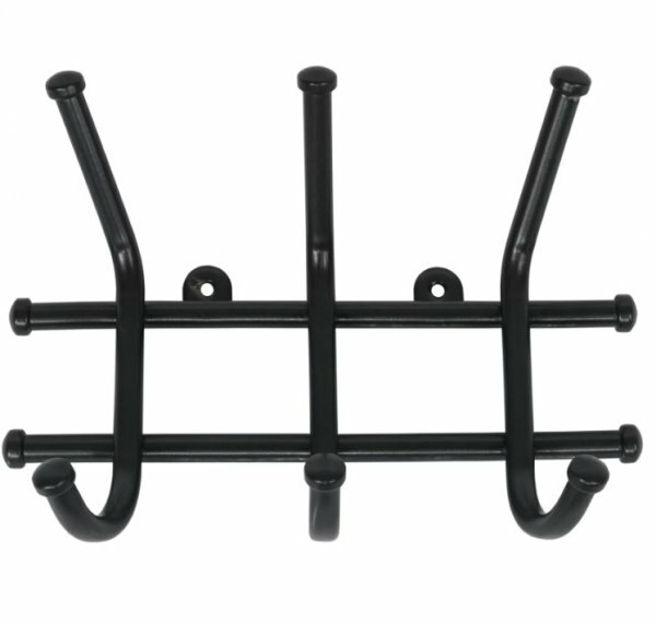 Вешалка Норма 3 черн 23x8x16,5 см