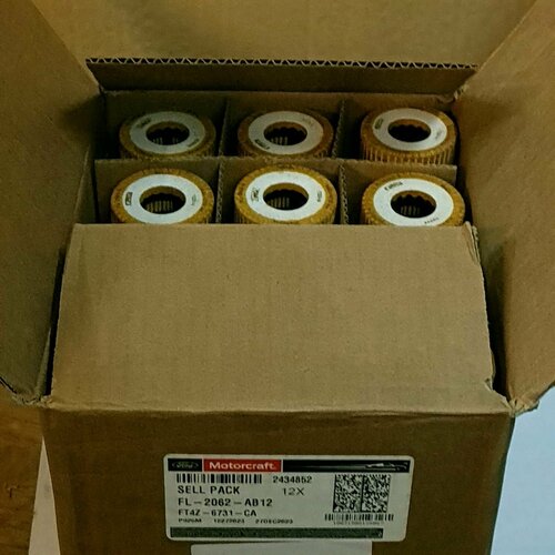 Фильтр масляный Motorcraft FL2062A KU2Z6731A для Ford F-150 Fusion 27L Оригинал 2550₽