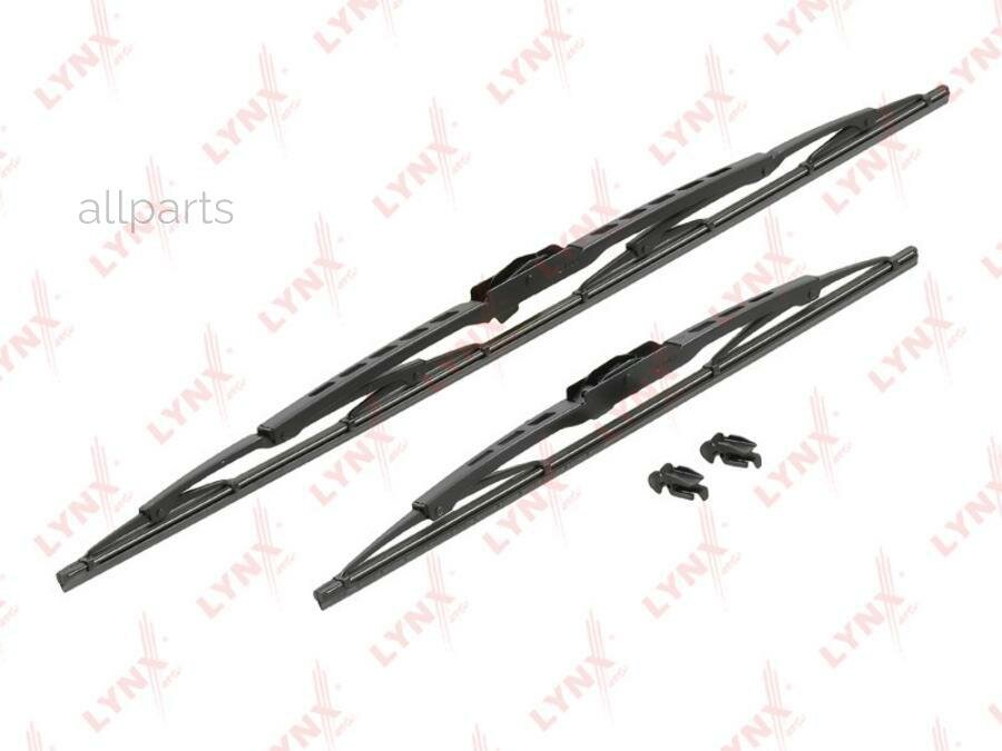 LYNXAUTO 6040LR щетки плоск. к-т! 600/24'+400/16' каркасные\ Renault, Chevrolet, KIA