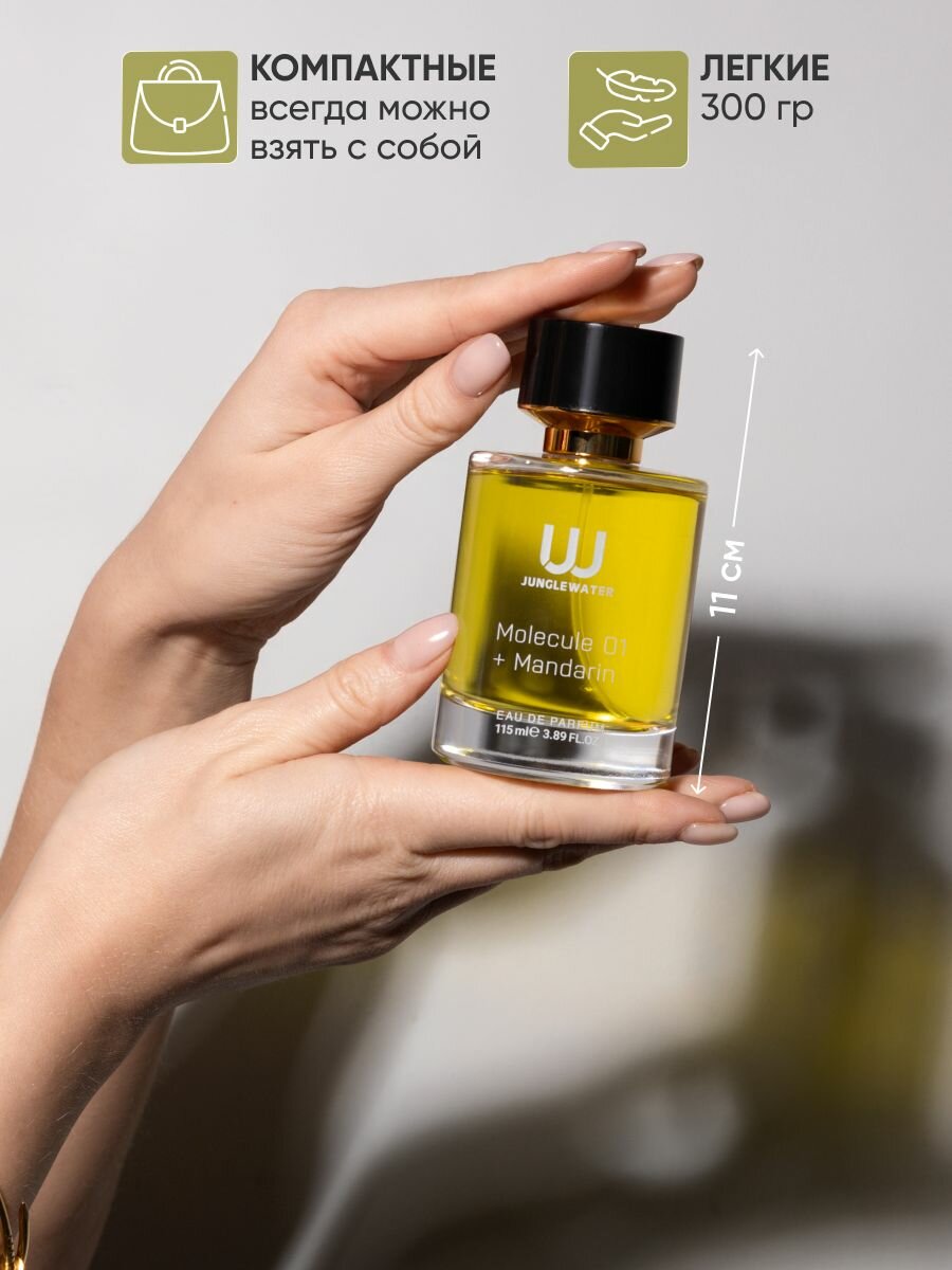 Духи унисекс 115 мл Молекула 01 + Мандарин / Парфюмерная вода Molecule 01 + Mandarin, Цитрусовые — фото 1