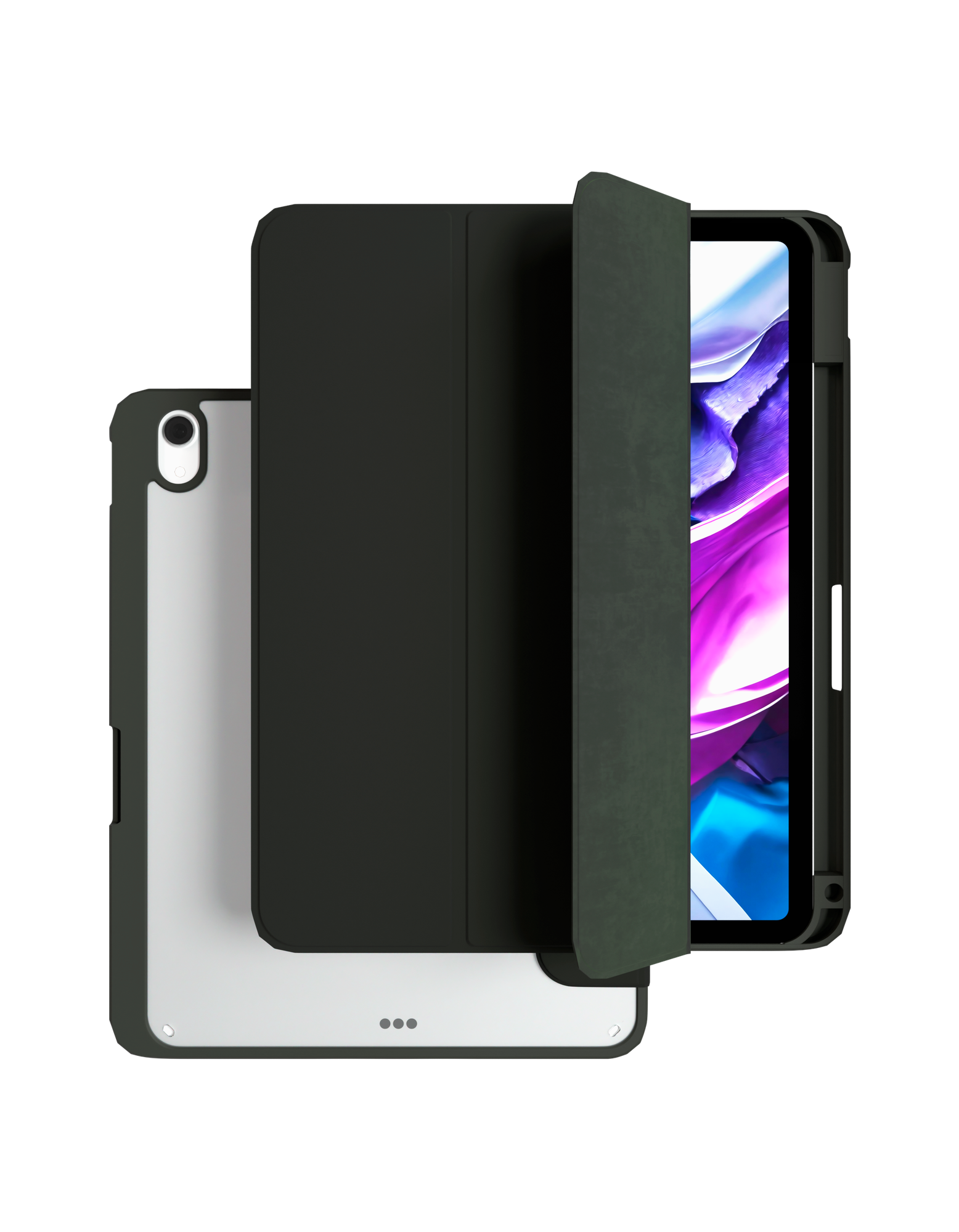 Чехол для iPad Air M2 (13') VLP Split Folio, темно-зеленый