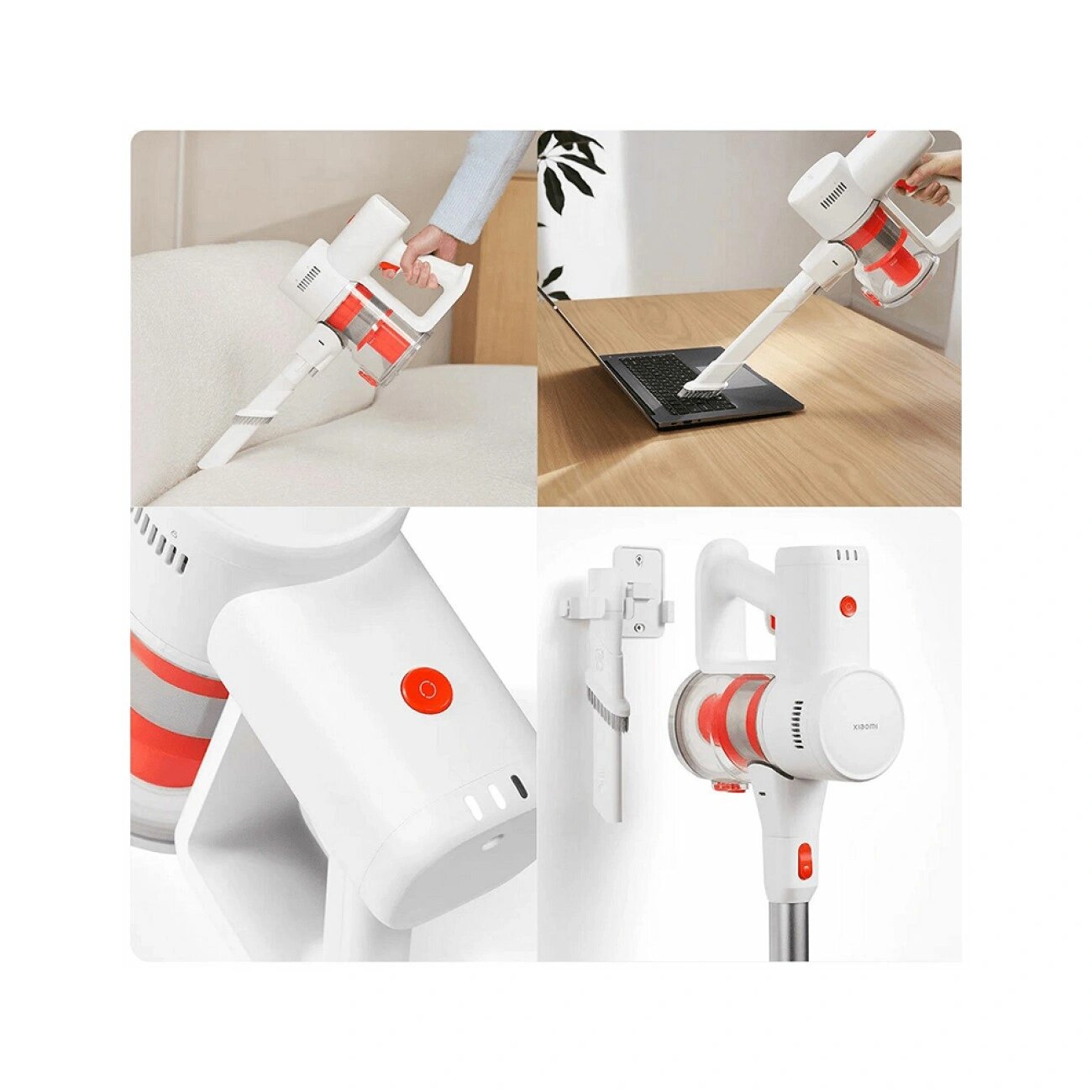 Вертикальный беспроводной пылесос Xiaomi Vacuum Cleaner G20 Lite, ручной для дома, Белый — фото 1
