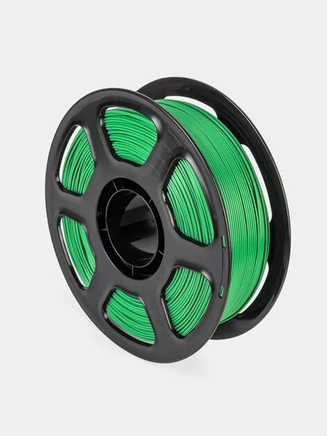 Пластик PLA для 3D-печати, зеленый, диаметр нити 1,75 мм, 1 кг — фото 1