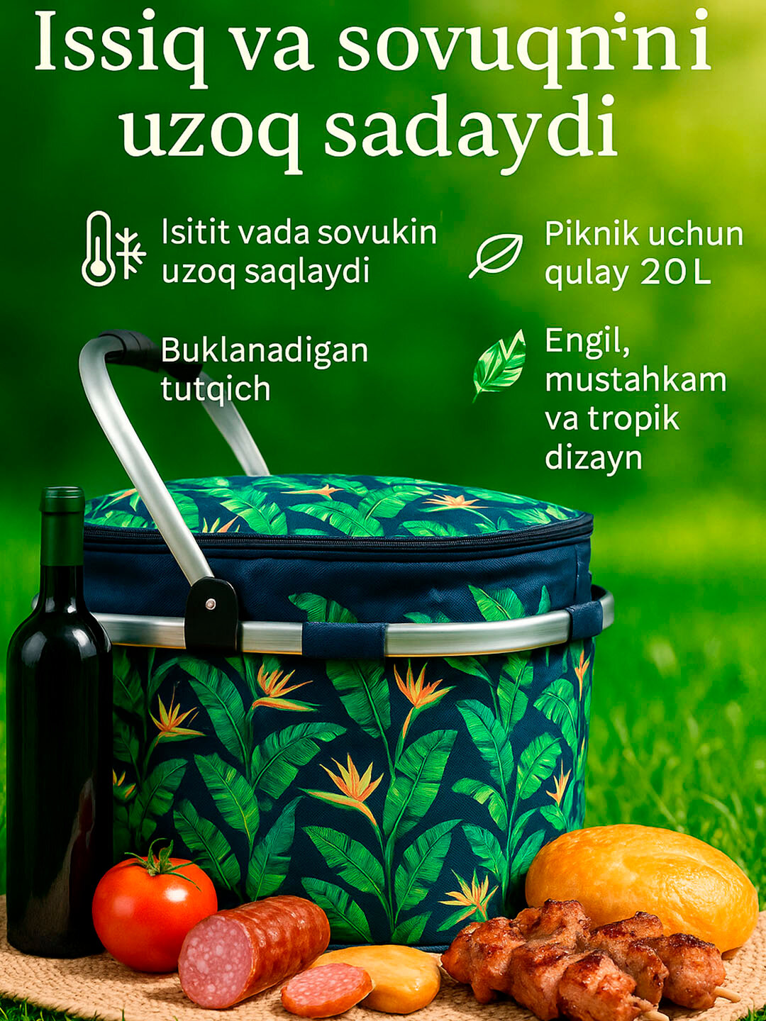 Термосумка для еды и напитков, холодильник-сумка, морозильная камера для блюд