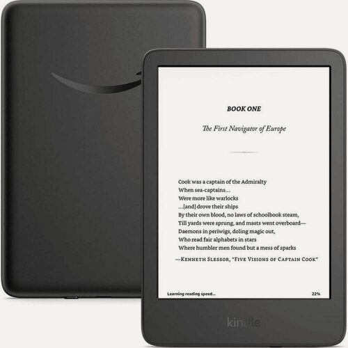 Изображение товара Электронная книга Amazon Kindle 6" 11gen 2024 16Gb, Wi-Fi (с рекламой), Black