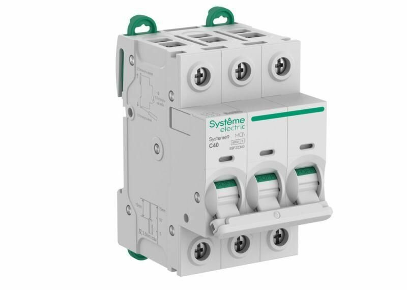 Выключатель автоматический 3п C 40А 6кА АВ Systeme9 400В SE S9F22340