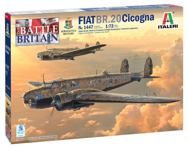 1447ИТ Самолет FIAT BR-20 «Cicogna» Battle of Britain (10013160/300421/0255806, италия )