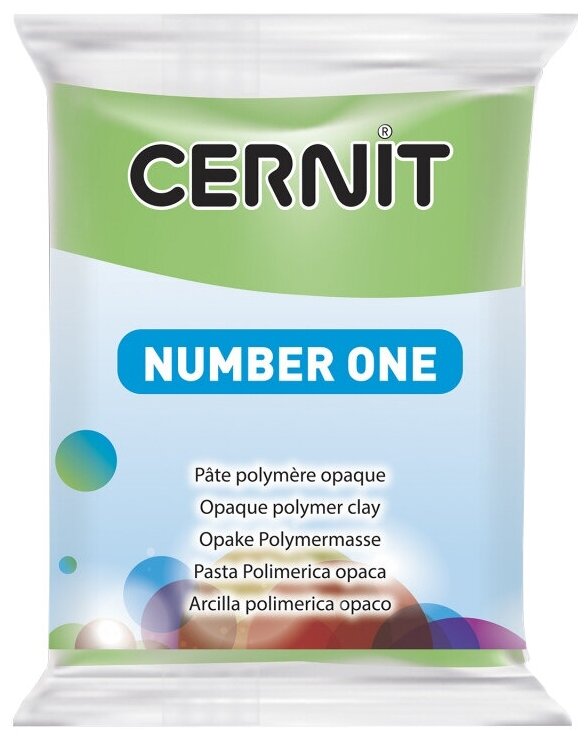CE0900056 Пластика полимерная запекаемая 'Cernit № 1' 56-62 гр. (603 цвет молодой листвы)