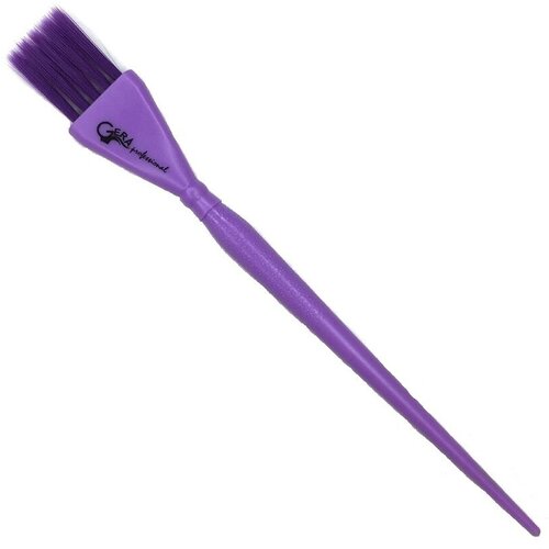 Gera Professional, Кисть, фиолетовая щетина 5 рядов, цвет фиолетовый
